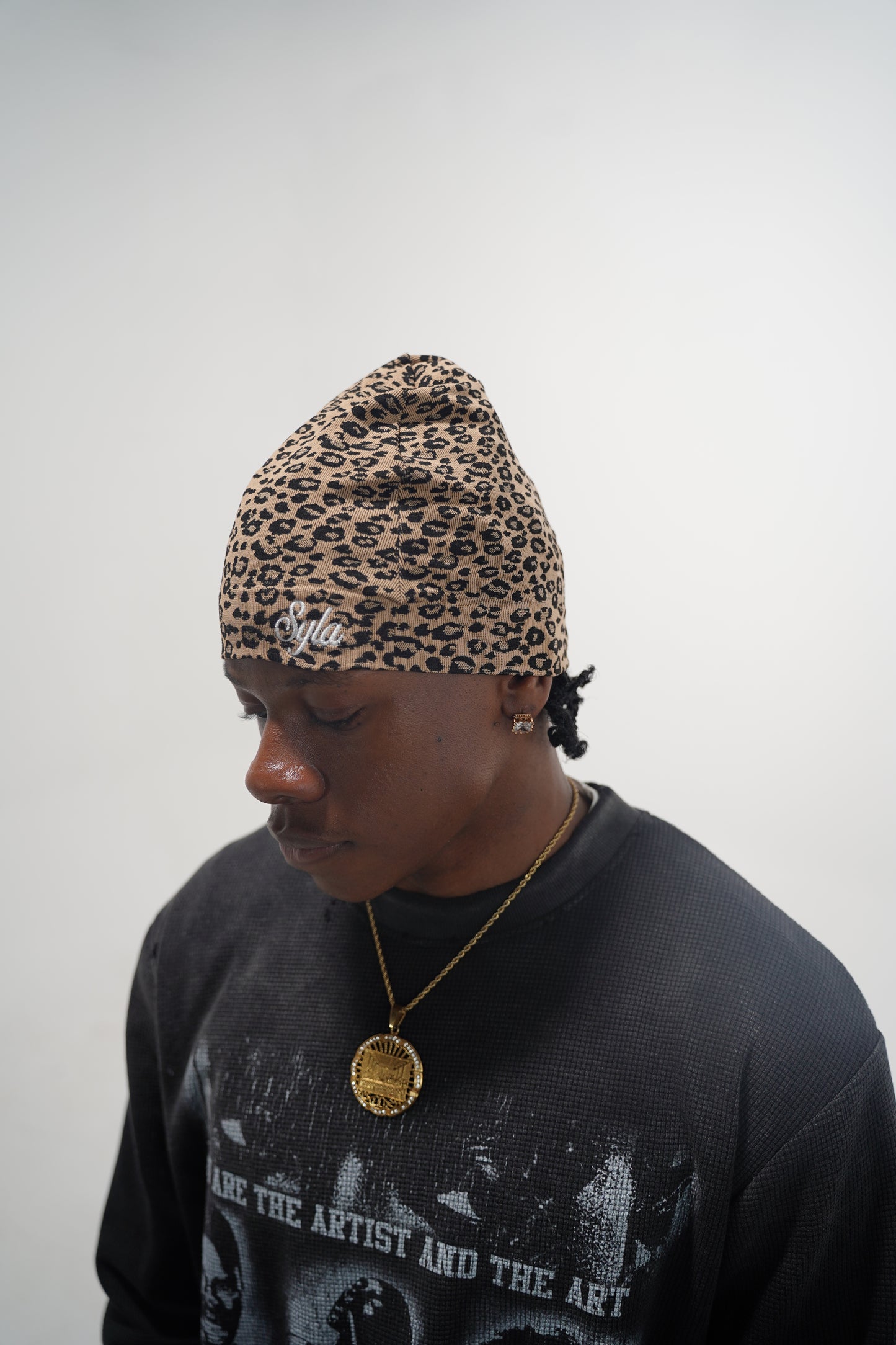 "Cheetah Print" Skull Cap