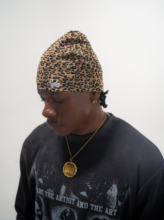 "Cheetah Print" Skull Cap