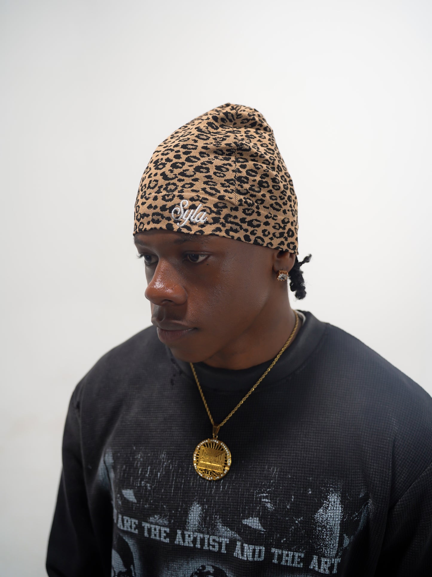 "Cheetah Print" Skull Cap